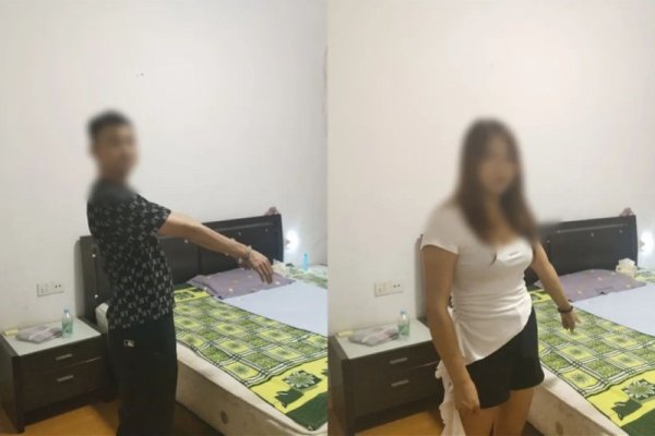 股壹佰 江西一出租屋传异响 两男女当场被抓