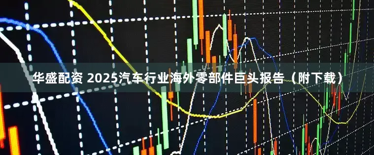 华盛配资 2025汽车行业海外零部件巨头报告（附下载）